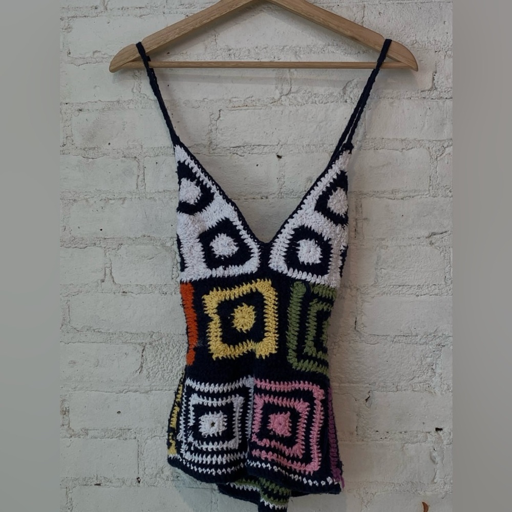 Crochet Multicolor Top